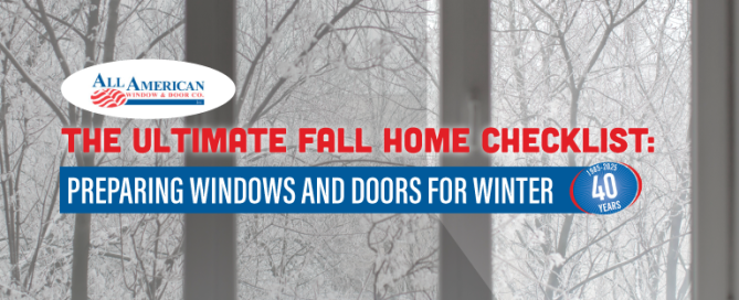 preparing windows and doors for winter, the ultimate fall home checklist, Southeastern Wisconsin home